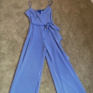 Michael Kors Striped Jumpsuit SZ M